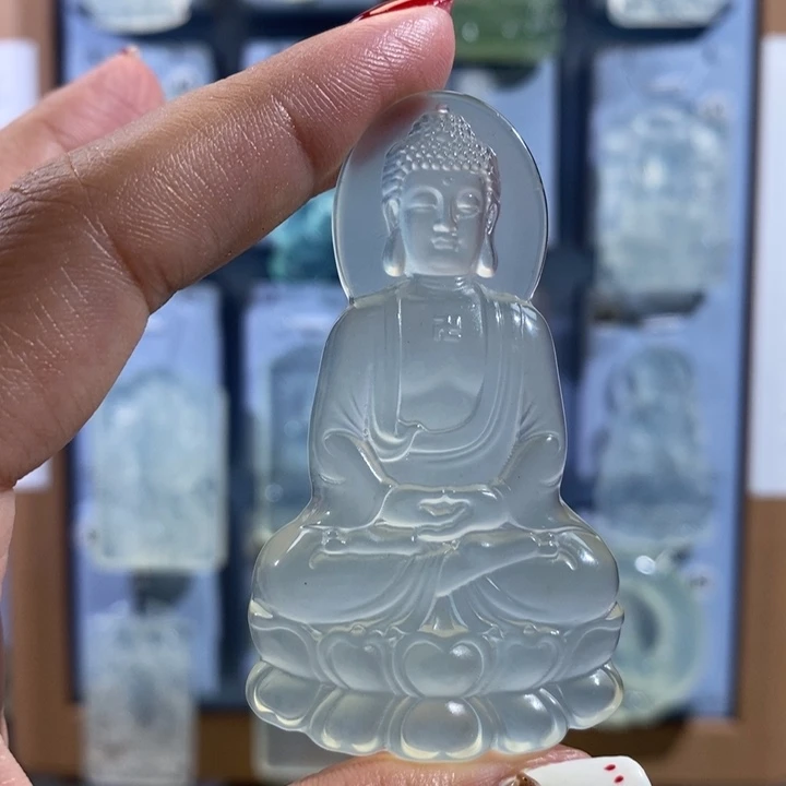 用***5岫玉未镶嵌颈饰吊坠