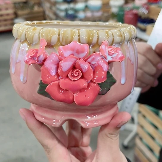 陶瓷陶瓷多肉精美花盆