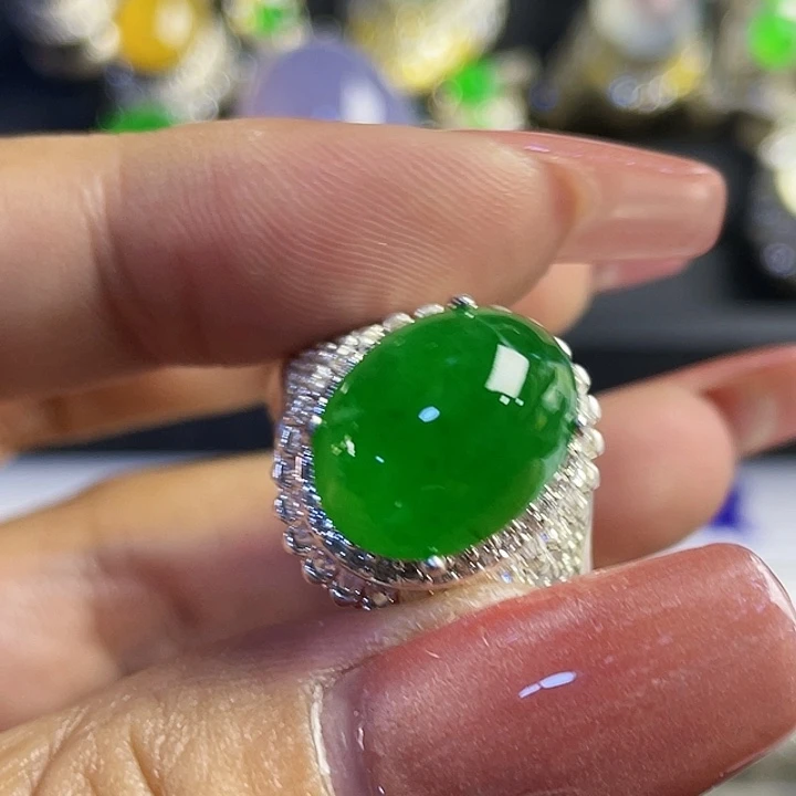 田***8定制翡翠未镶嵌85553359999