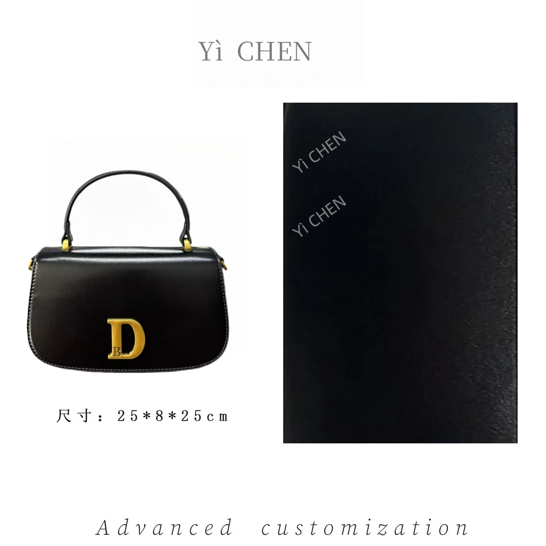 【Yì CHEN】SD-50253-黑色 简约时尚女士新款轻奢单肩斜跨包