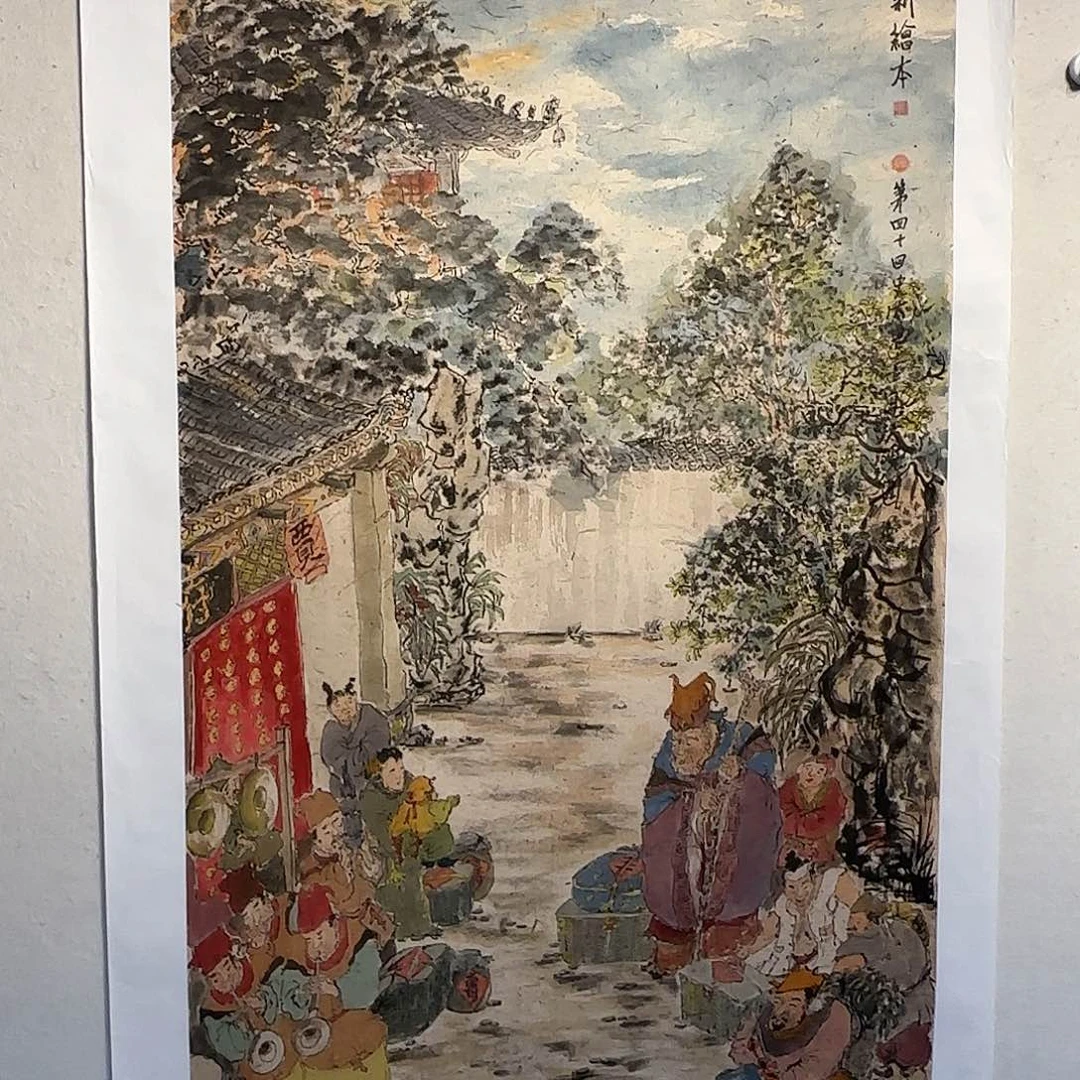 善***康国画老师精品作品欣赏