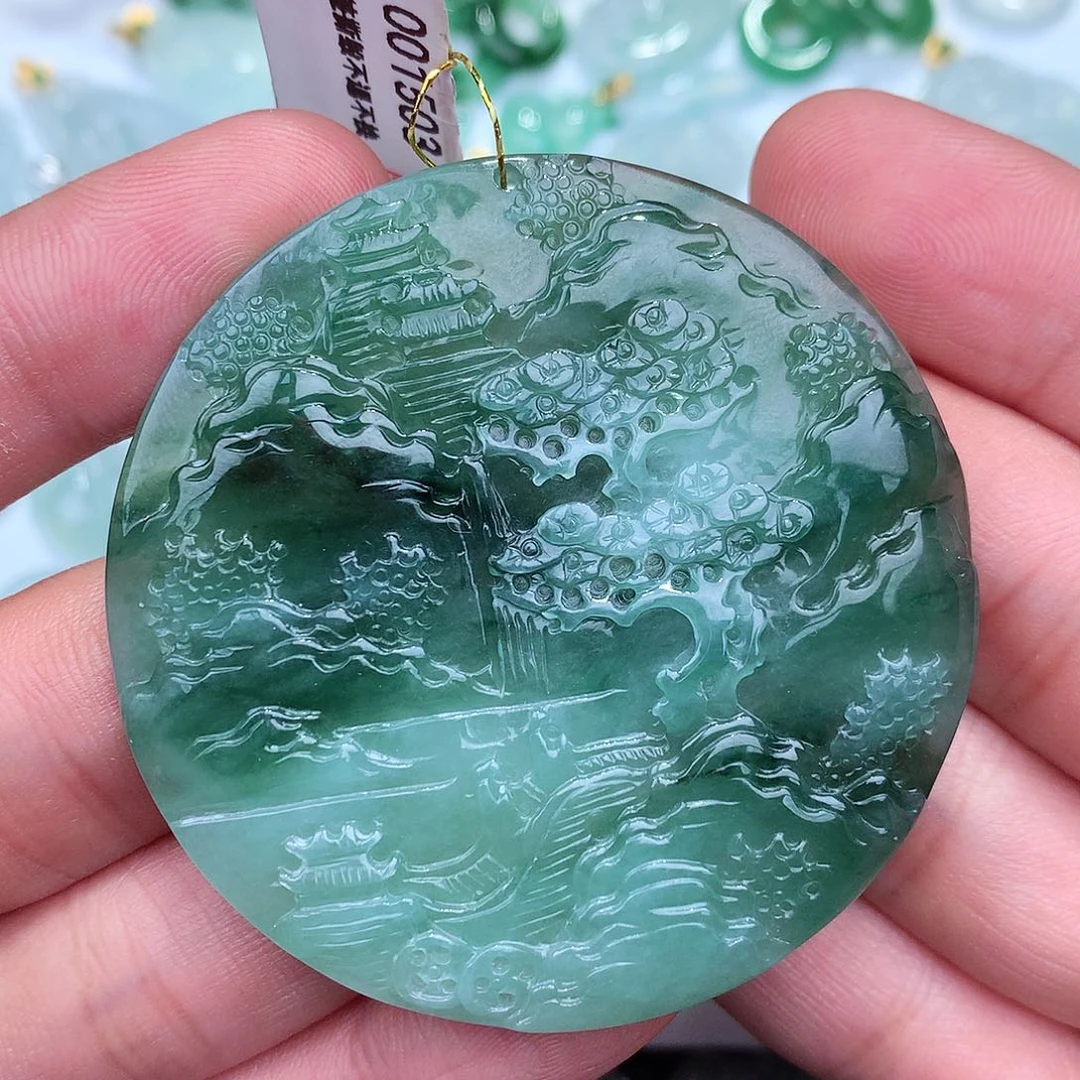 翡翠吊坠(不含链)未镶嵌