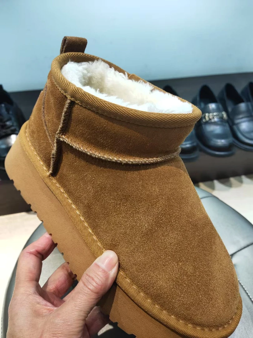 经典百搭厚底厚毛雪地靴