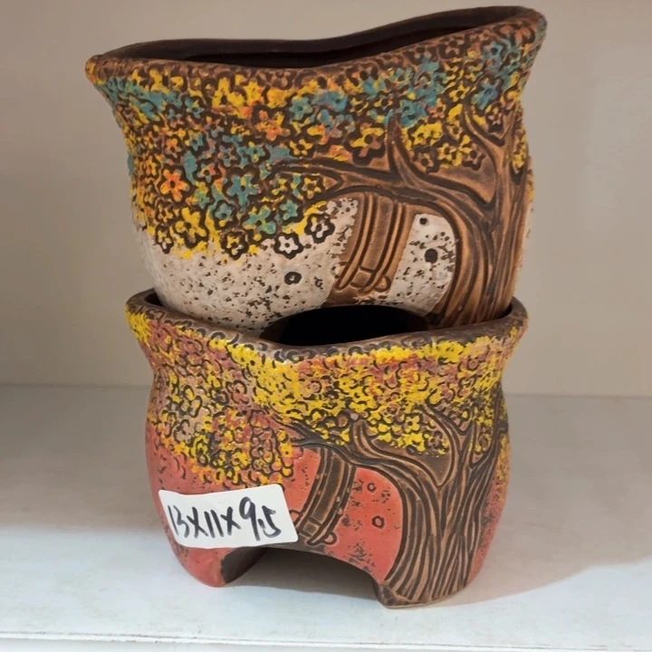 多肉花盆满15包邮