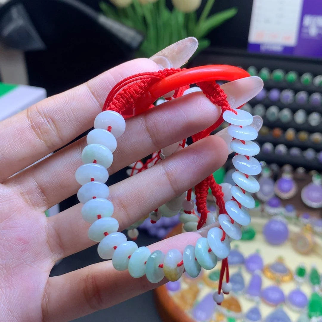 翡翠未镶嵌颈饰天然