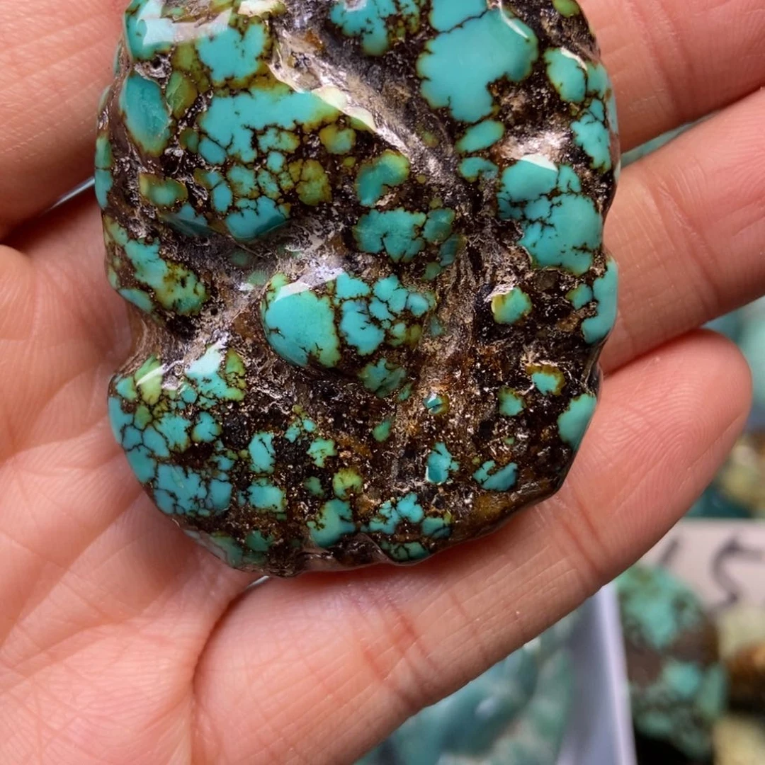 绿松石珠宝奇石未镶嵌