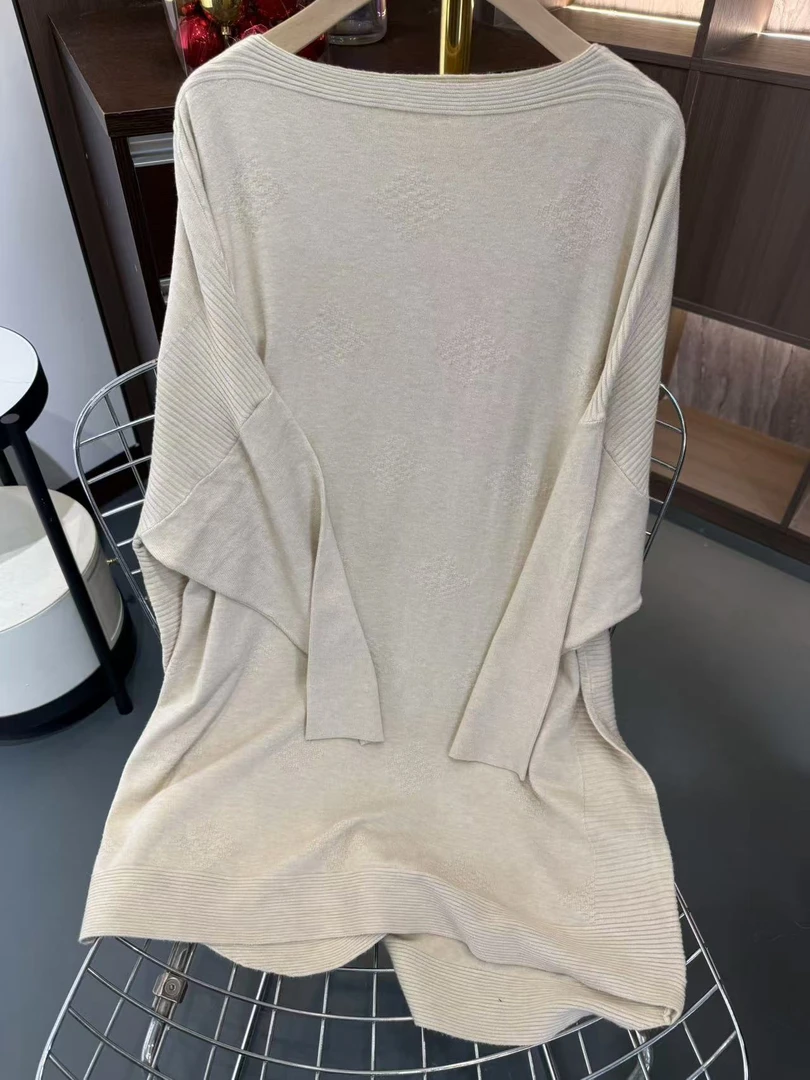 春秋女装中长款针织套头衫-A0218