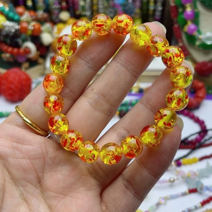 树脂制品13号花的手串