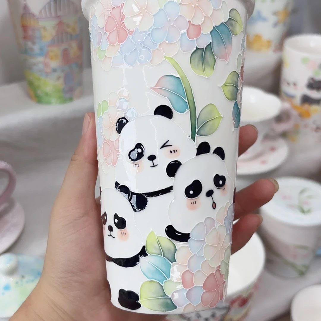 手绘高温釉下彩陶瓷