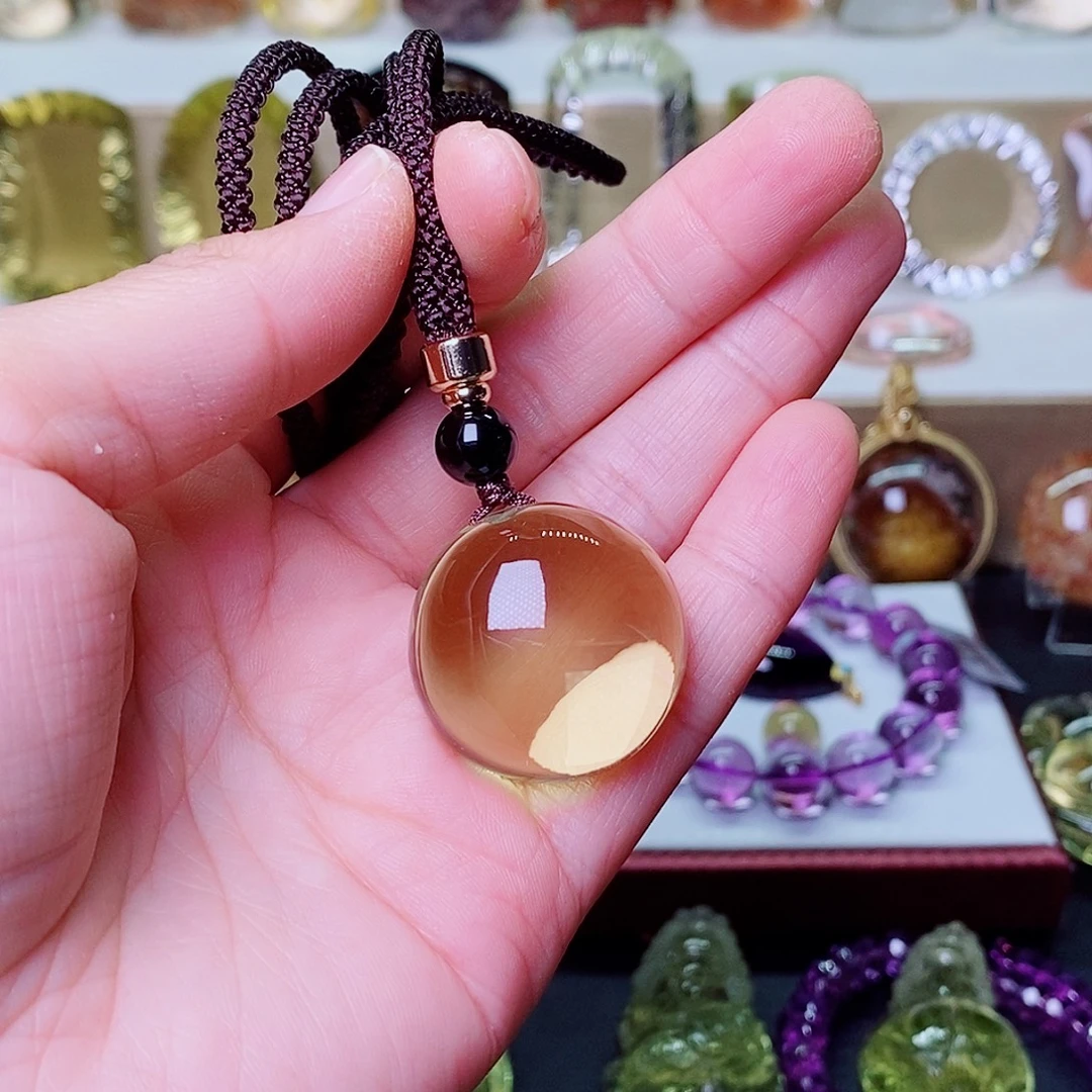 水晶未镶嵌吊坠(赠链)