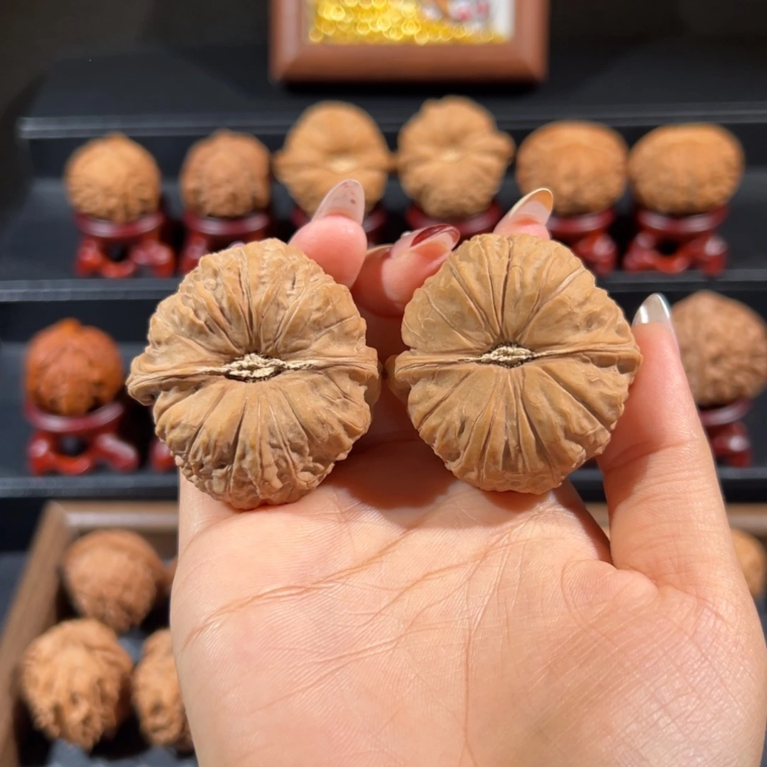 把件文玩核桃南瓜墩45