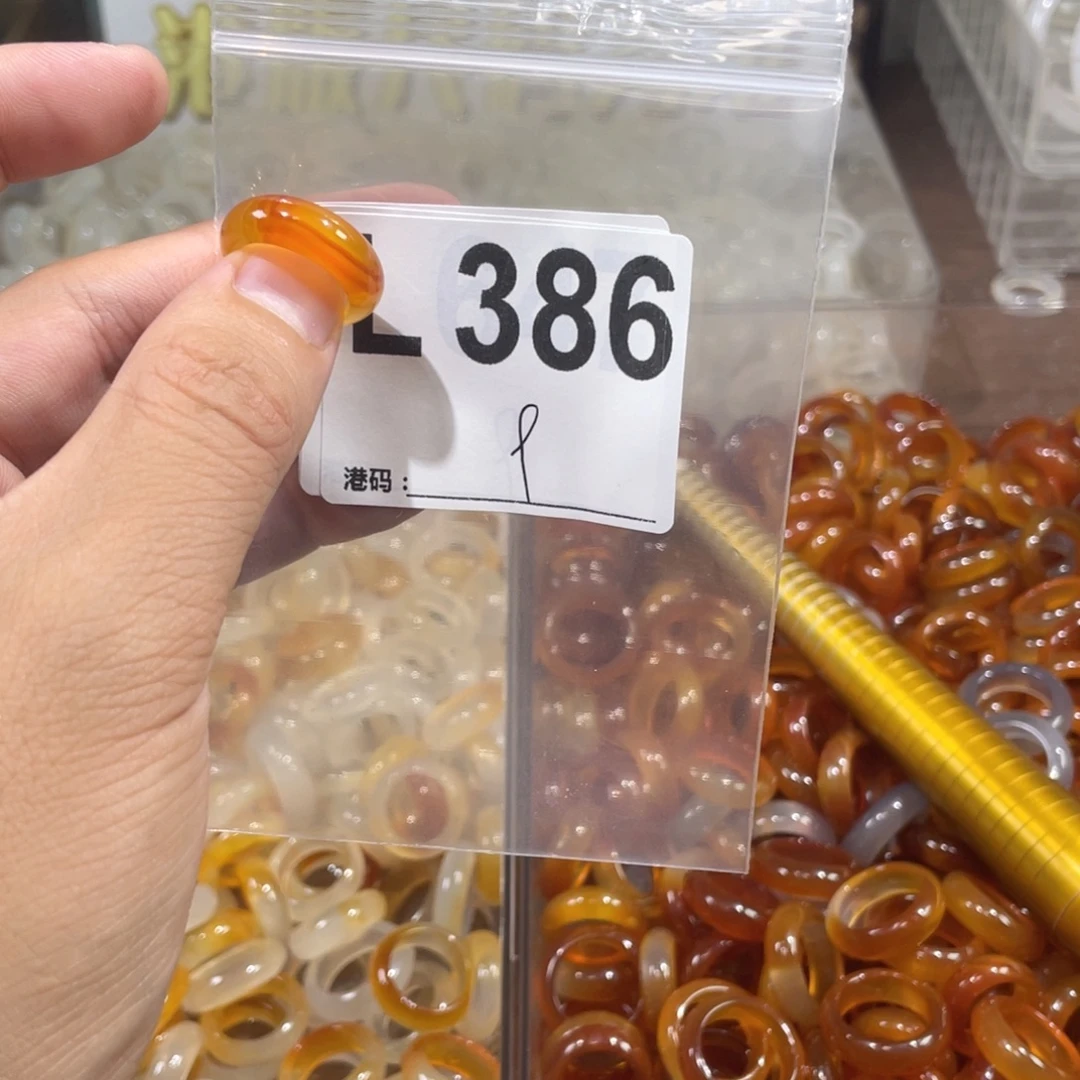 未镶嵌戒指玛瑙/玉髓386