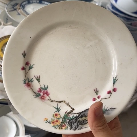 瓷其他7寸盘一个陶瓷