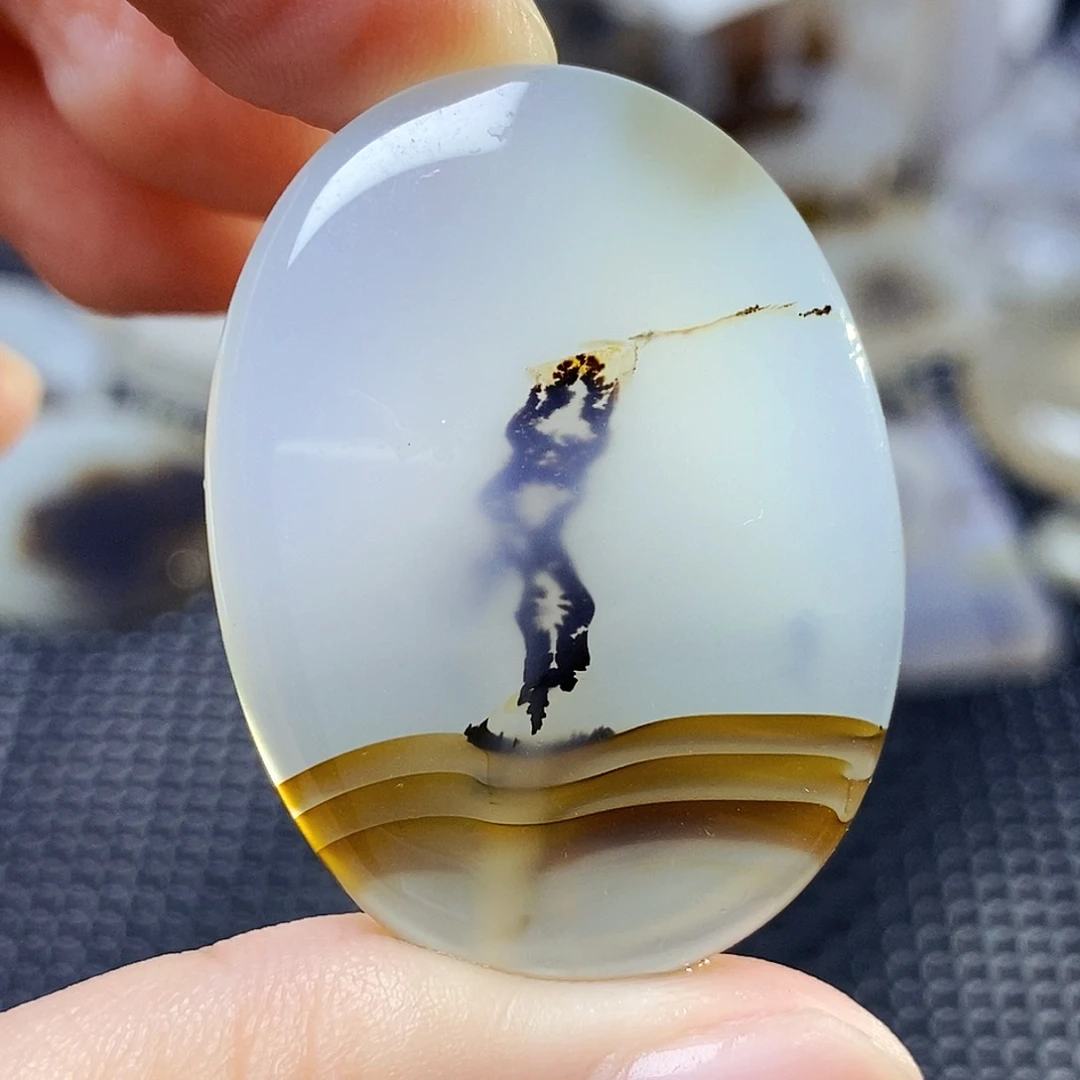 未镶嵌玛瑙/玉髓珠宝半成品