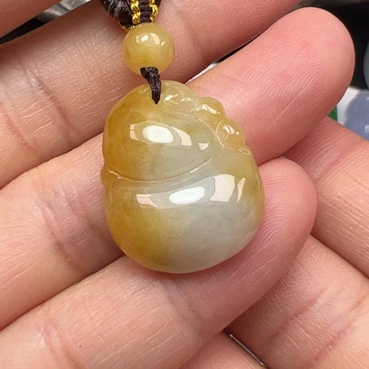 翡翠未镶嵌颈饰葫芦吊坠