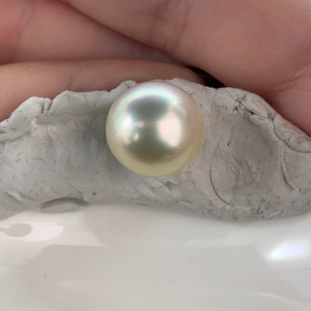 定制海水珍珠未镶嵌裸珠干枯14-15