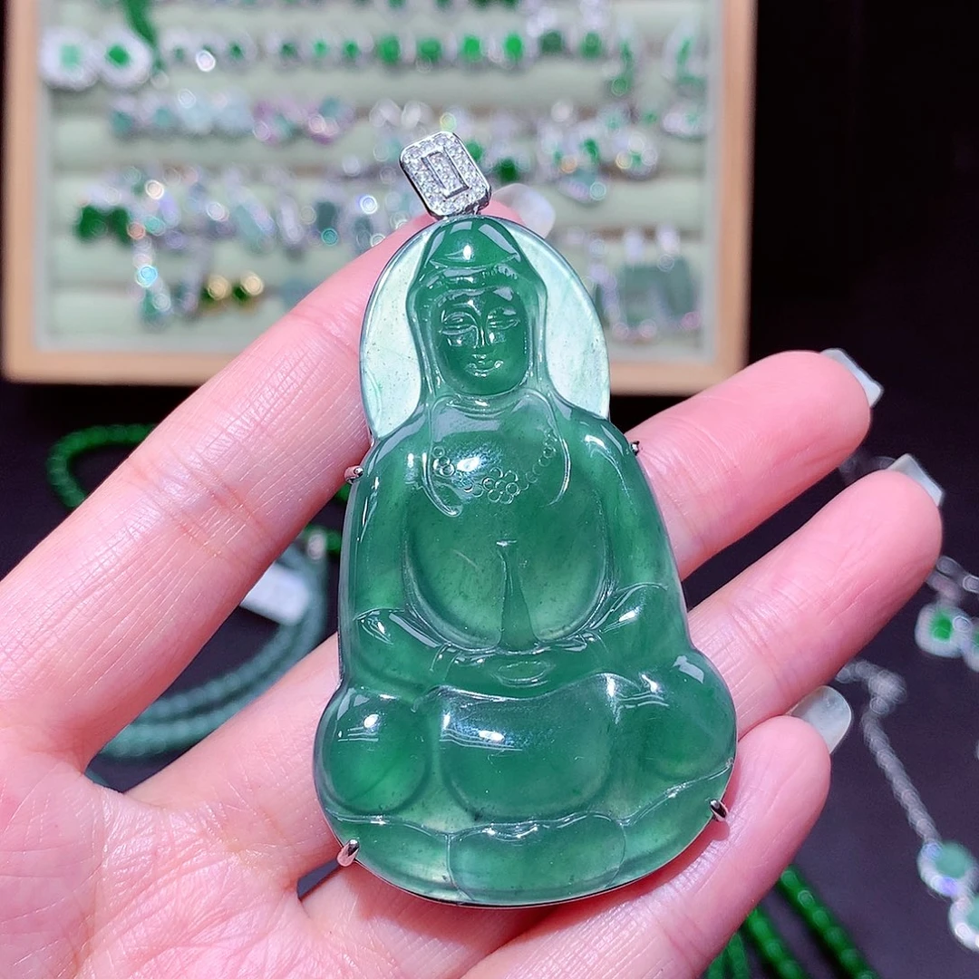 【闪购商品】翡翠吊坠(不含链)未镶嵌