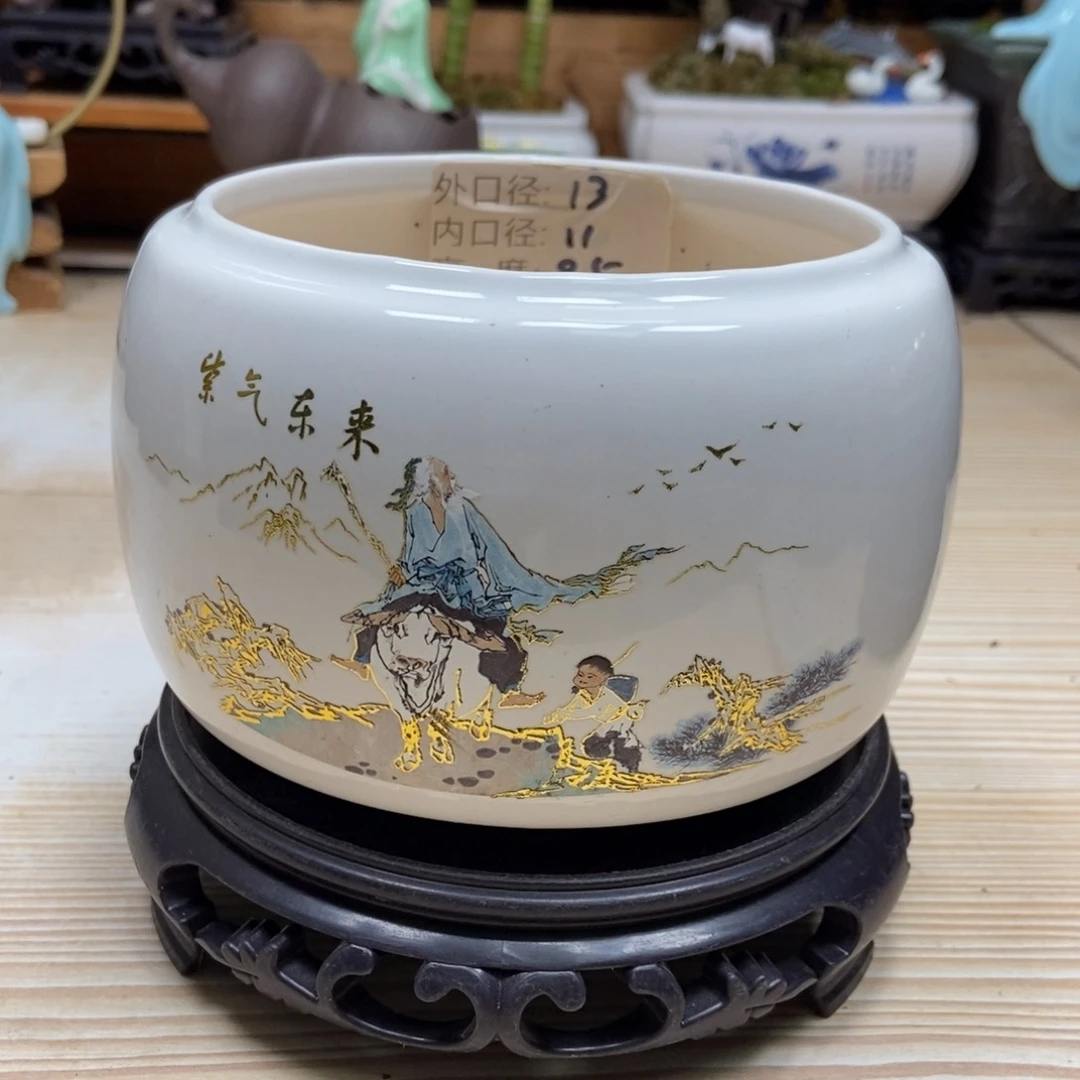 瓷片陶瓷花盆陶瓷艺术