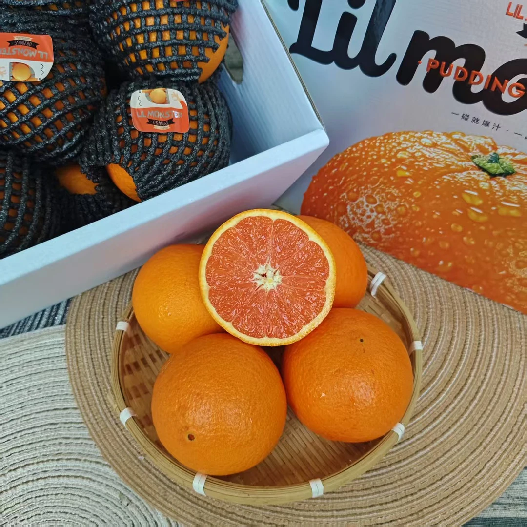 【乐鲜果园】小怪兽卡拉血橙原箱7斤礼盒装当季新鲜血橙