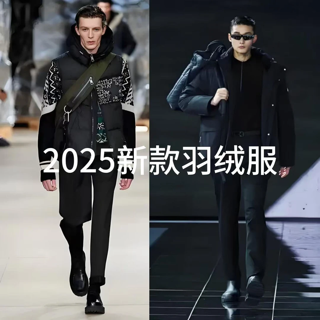 【于专属】2025冬季时尚潮流大牌潮奢高定羽绒服外套8812