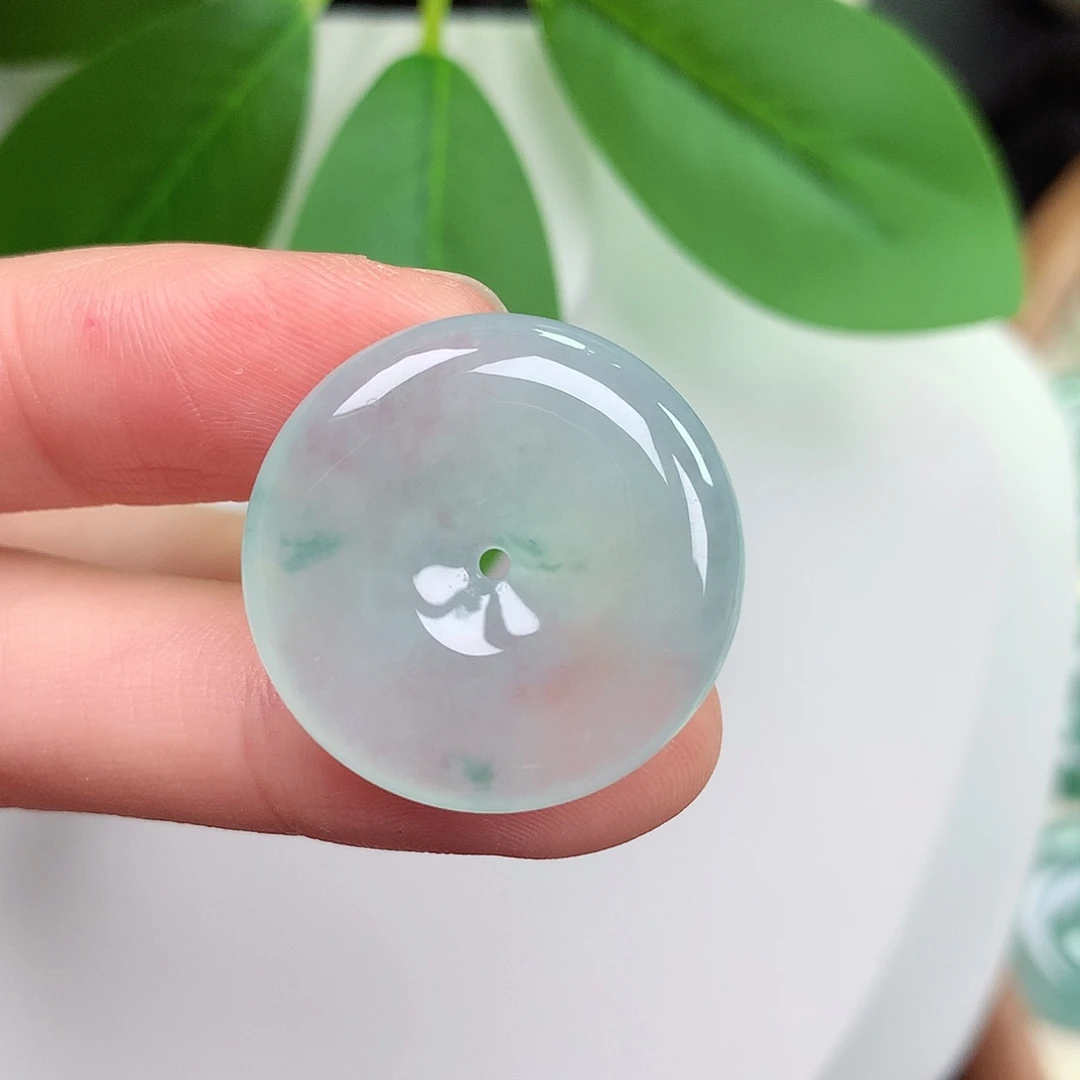 颈饰未镶嵌翡翠平安扣 24-5.1mm