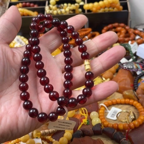 手串琥珀未镶嵌手串