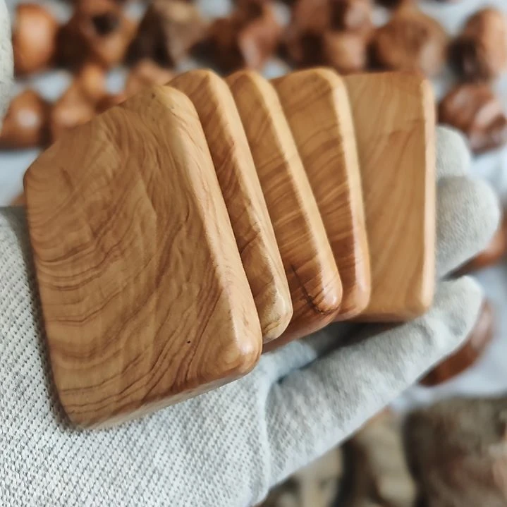 柏木崖柏木水波闪电纹平安牌