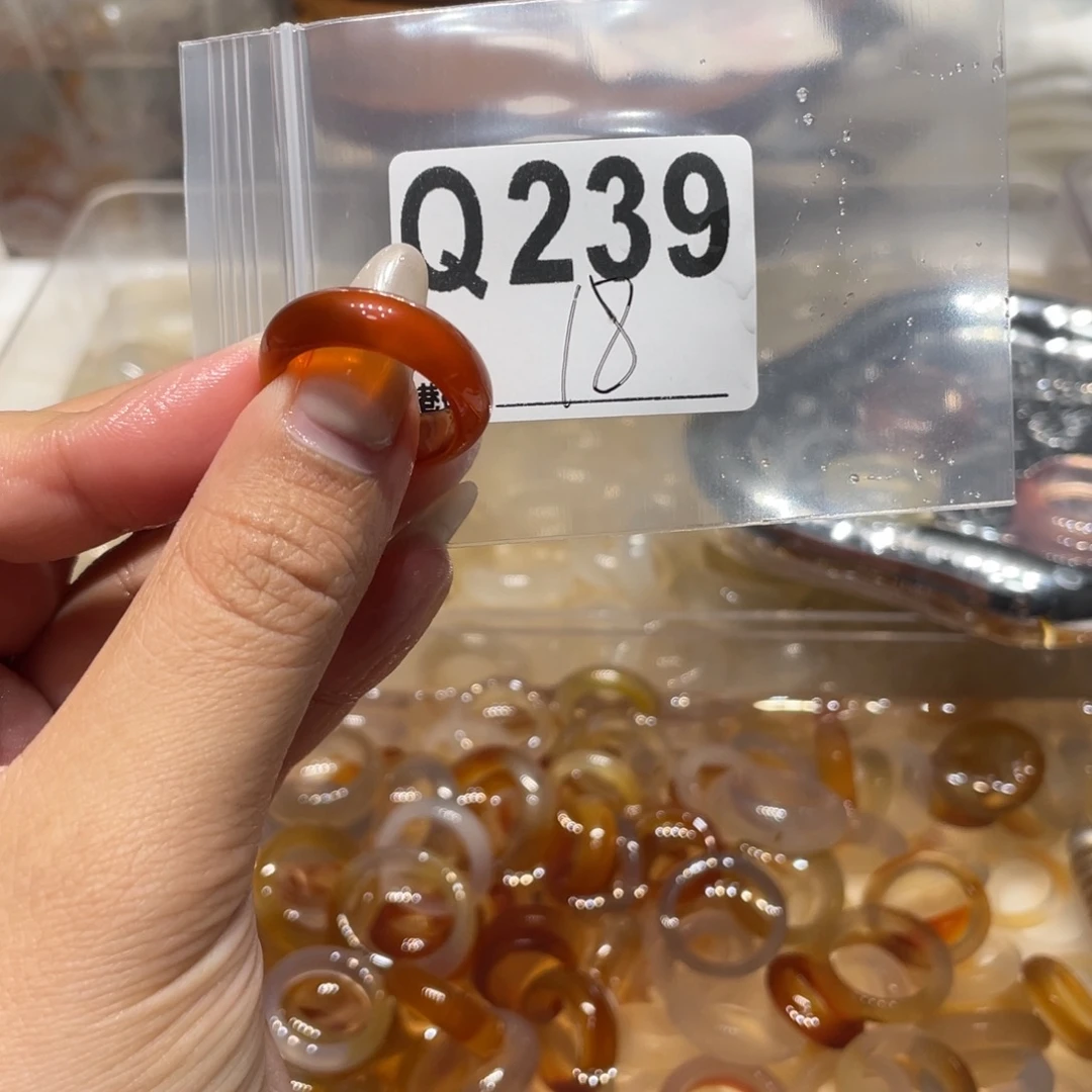 玛瑙/玉髓未镶嵌戒指239