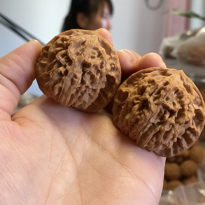 文玩核桃把件44老款狮子头