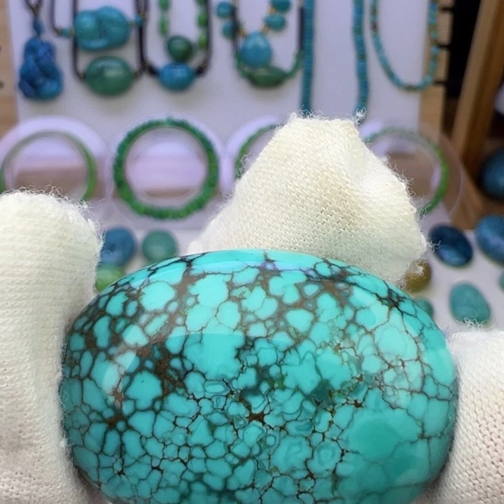 菜籽绿扁珠吊坠26.5mm兰