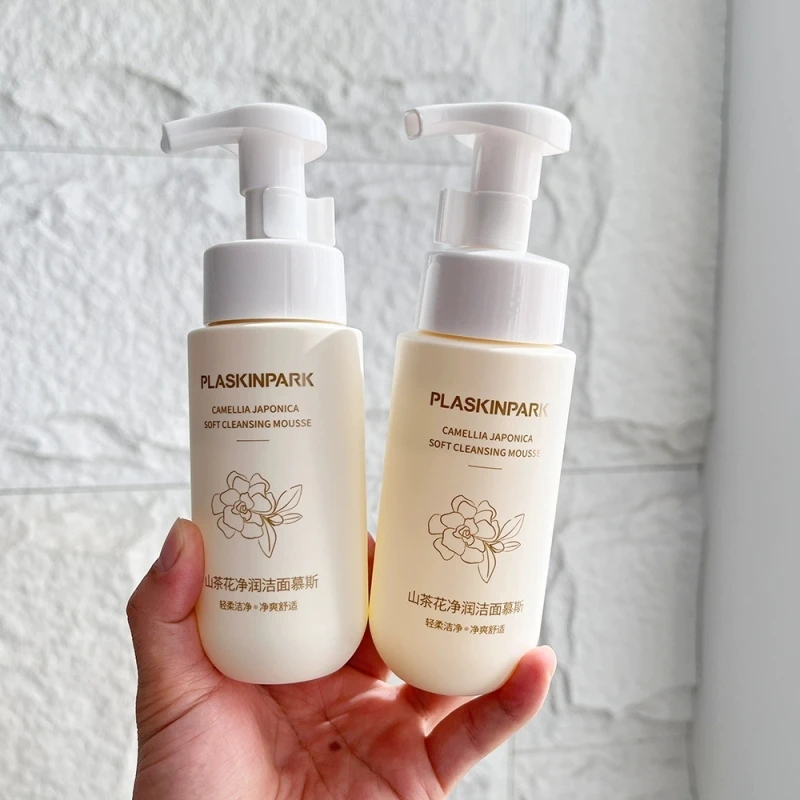 韩国琎口原料！氨基酸表活敏感肌山茶花净润洁面慕斯洗面奶180ml