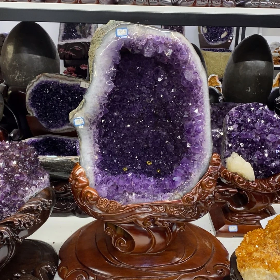 大型摆件（非配饰）未镶嵌紫晶莹