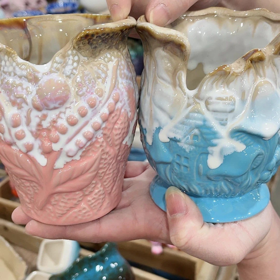 【闪购商品】陶瓷陶瓷多肉植物花盆