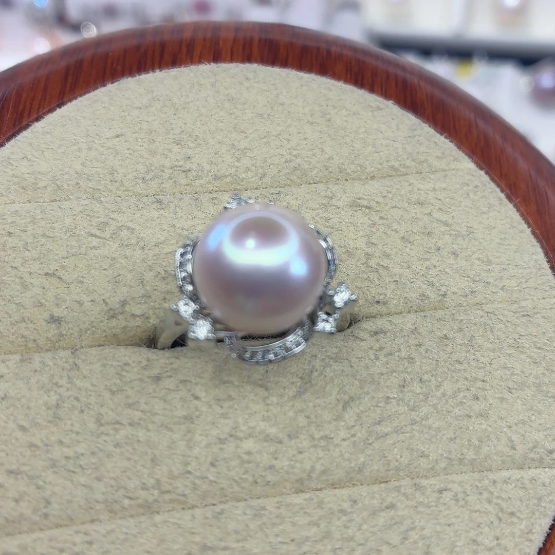 戒指合金淡水珍珠
