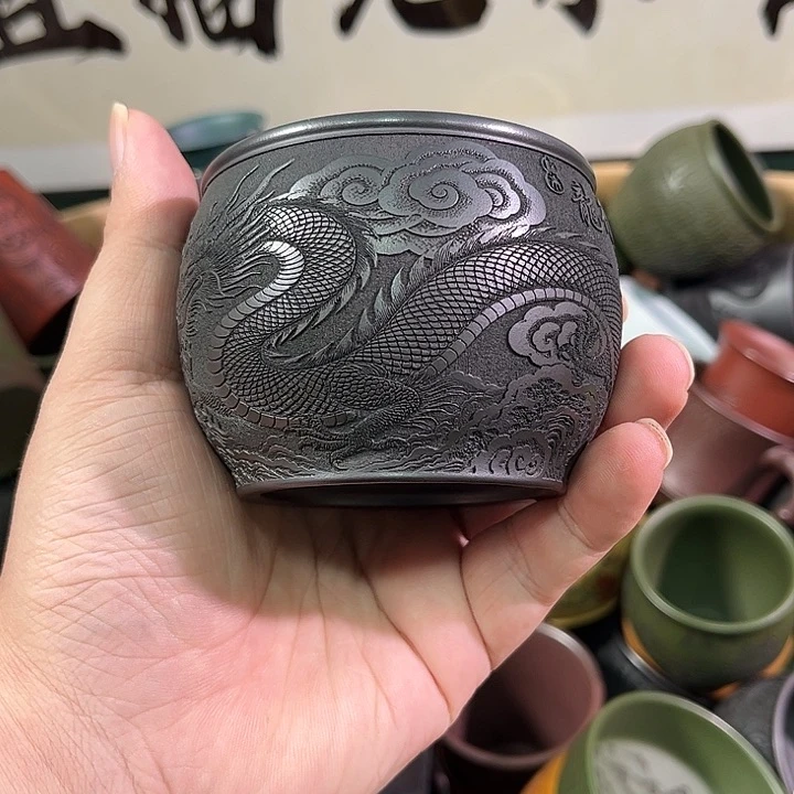 茶杯紫砂全手工紫砂主人杯