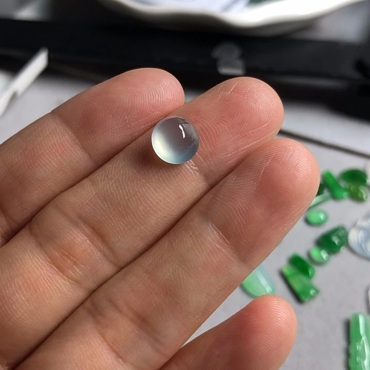 翡翠裸石天然翡翠蛋面