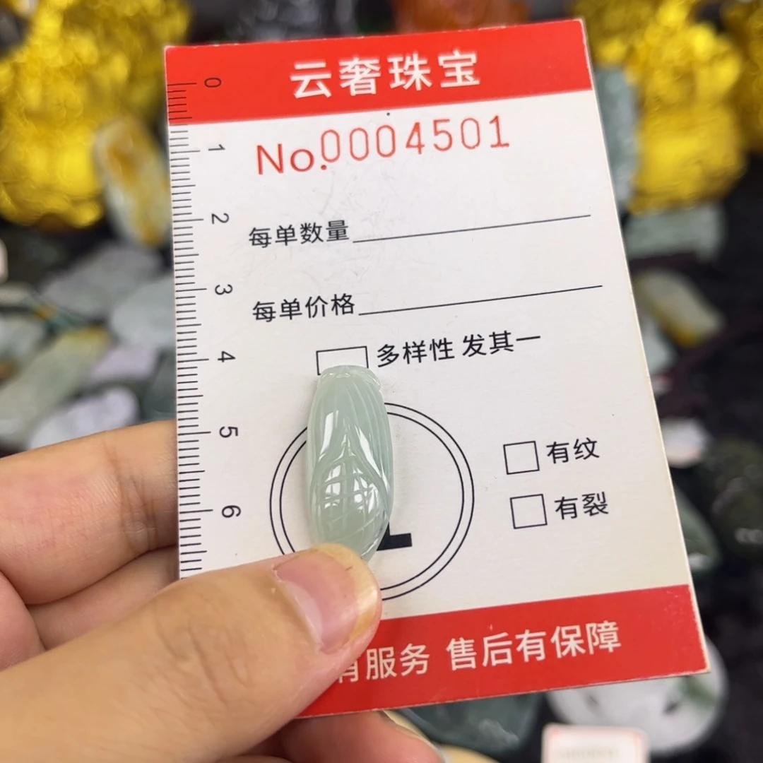 翡翠未镶嵌吊坠(赠链)3