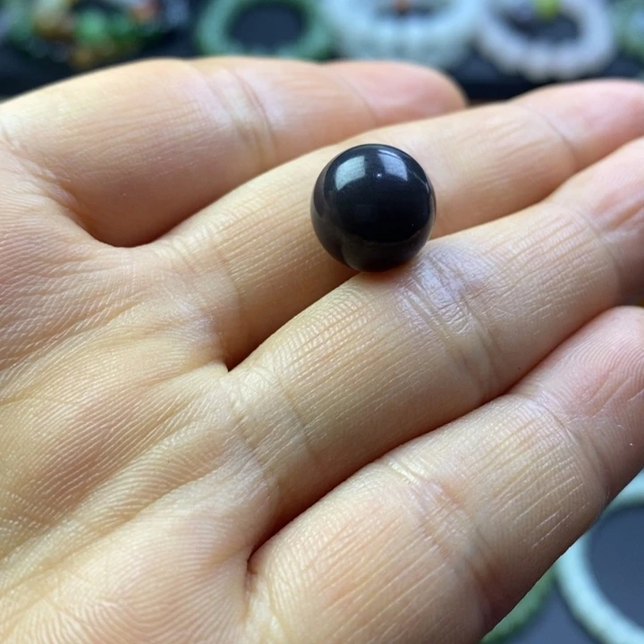 和田玉未镶嵌珠宝半成品帝紫卡12