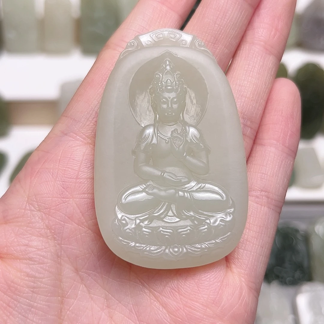 和田玉颈饰未镶嵌