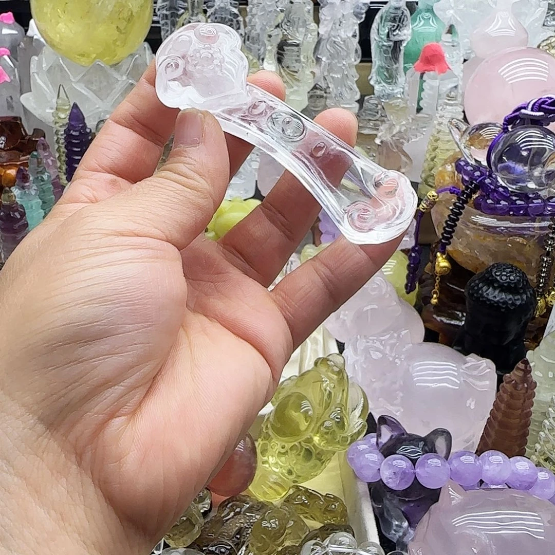 水晶车挂未镶嵌摆件