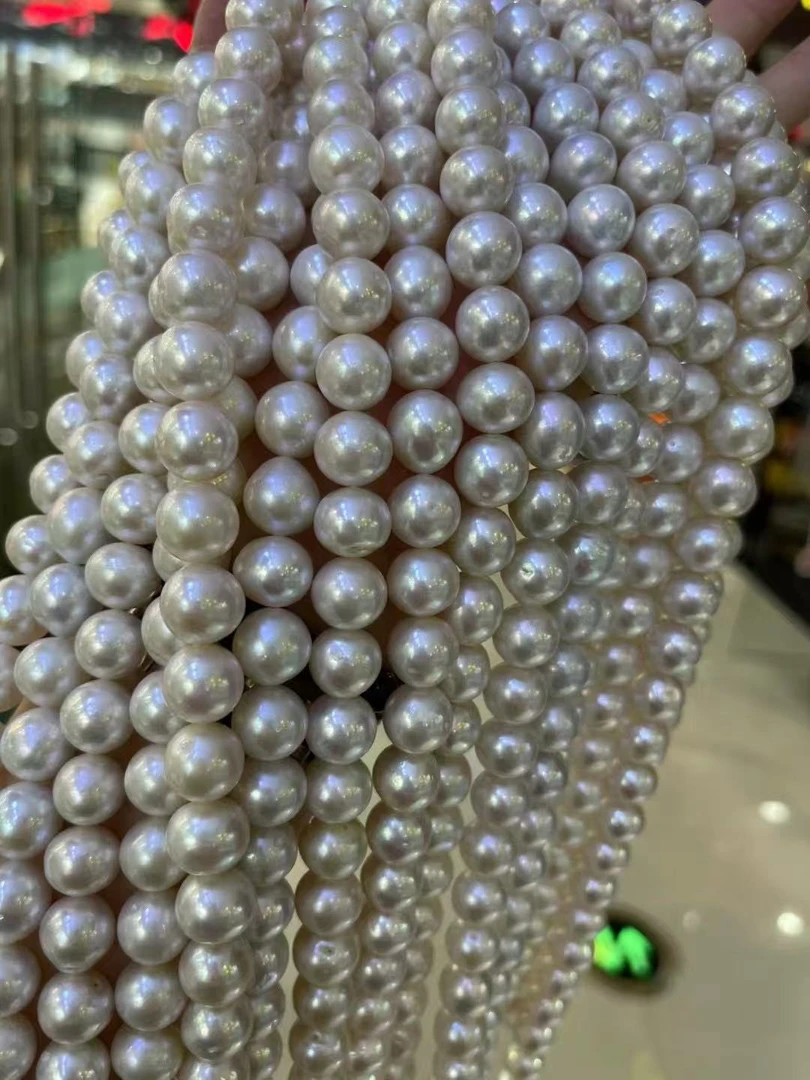 天然珍珠手链项链吊坠耳饰百搭