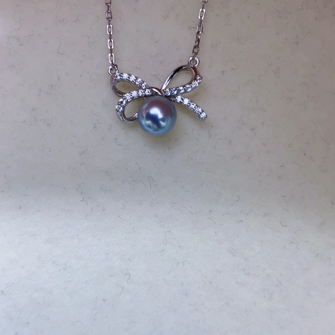 暖****吊坠(赠链)银S925镶嵌海水珍珠