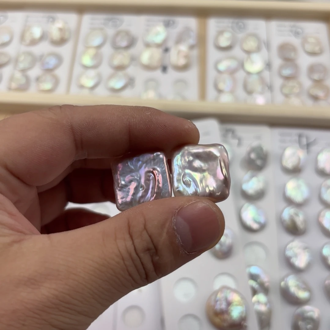 萱***宝淡水珍珠耳饰银S925镶嵌