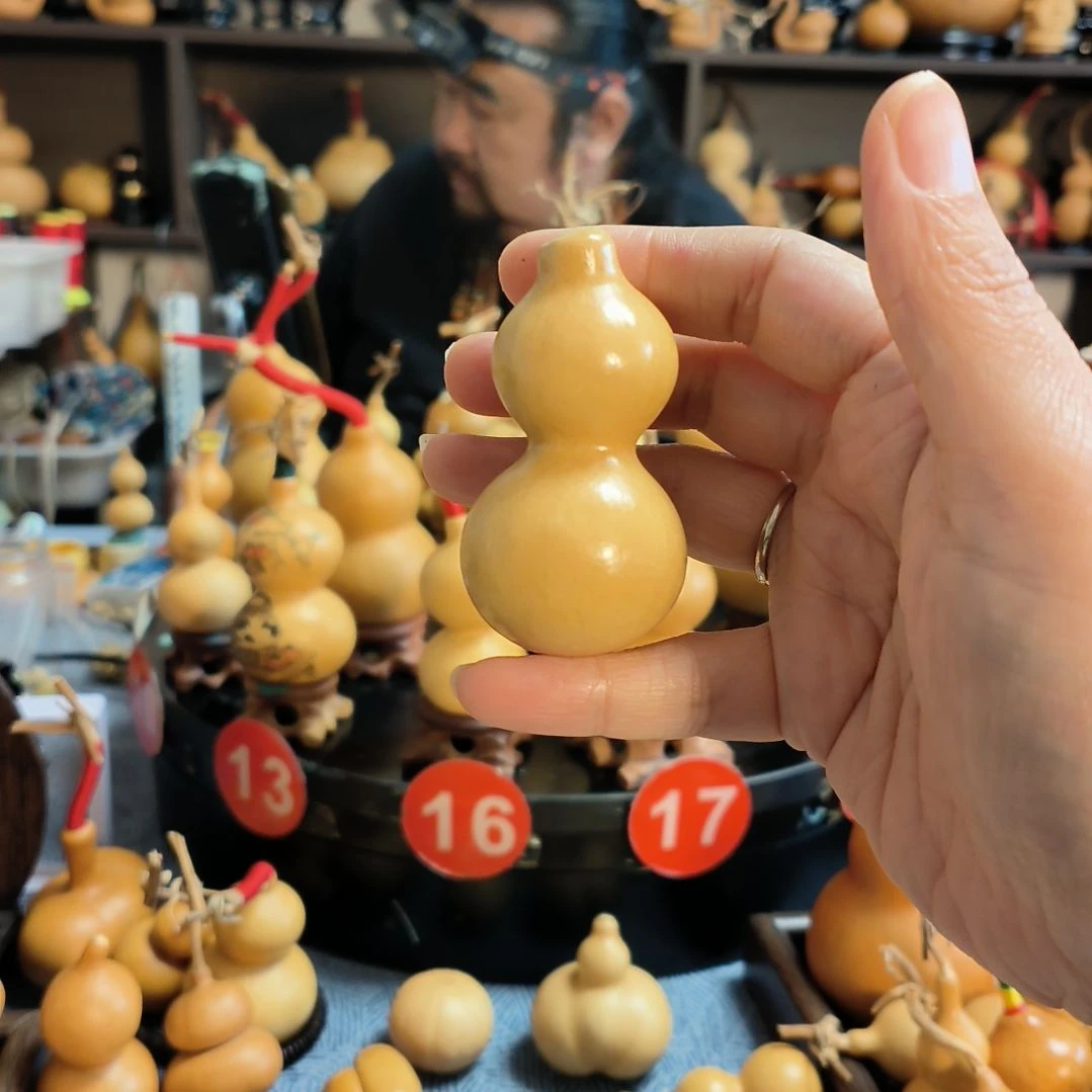 竹***^葫芦福禄双全手把件