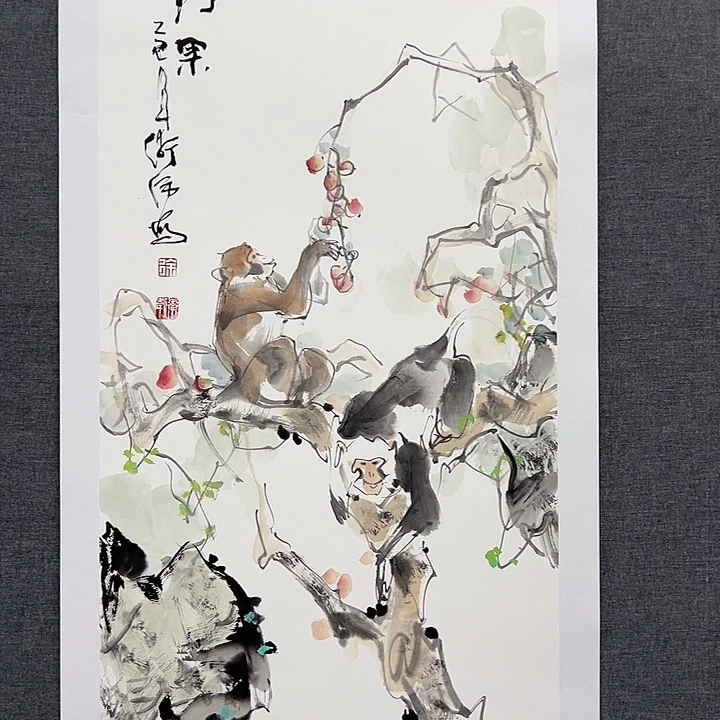 国画书画作品多次