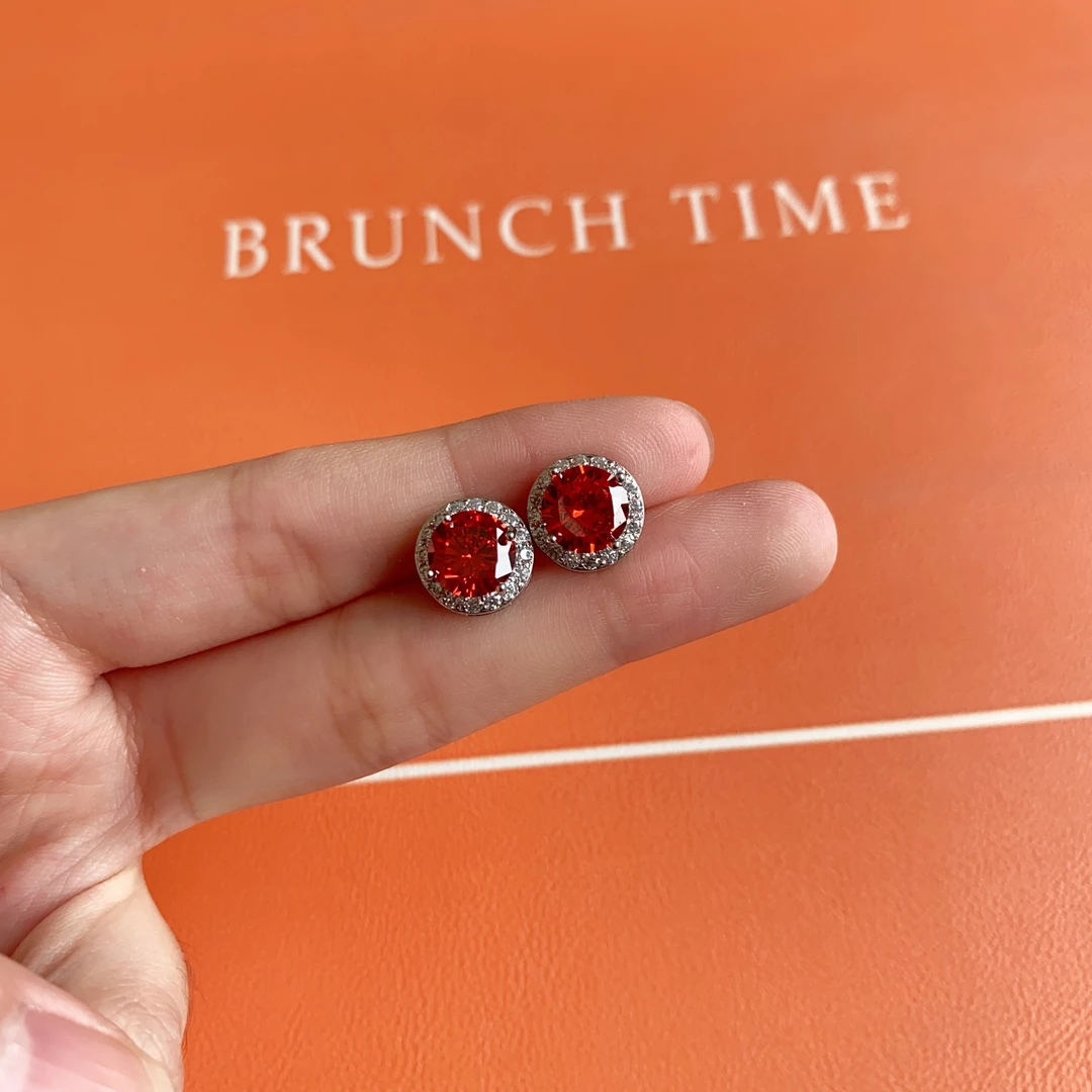 阿鲁沙-芬达橙高奢耳钉ED406