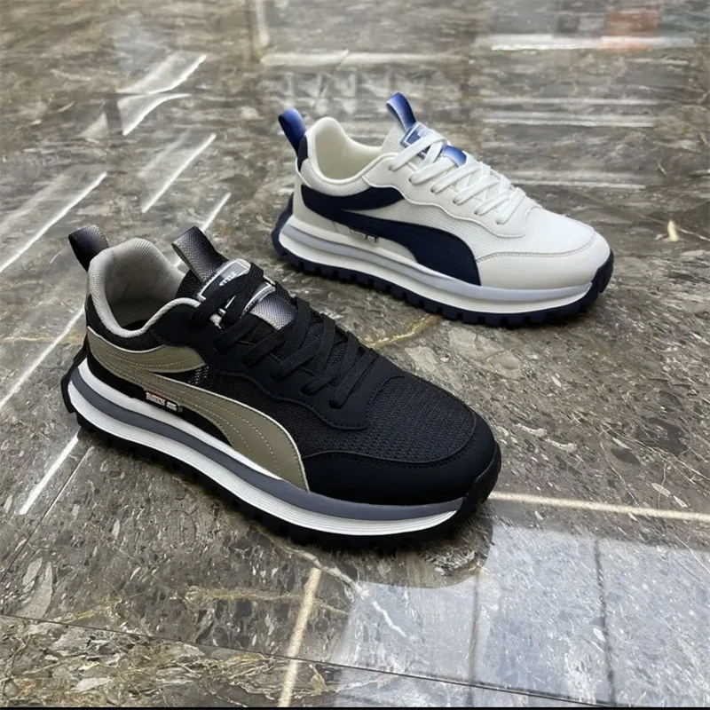 25春夏新款网面男士舒适百搭透气软底休闲时尚男潮鞋2523