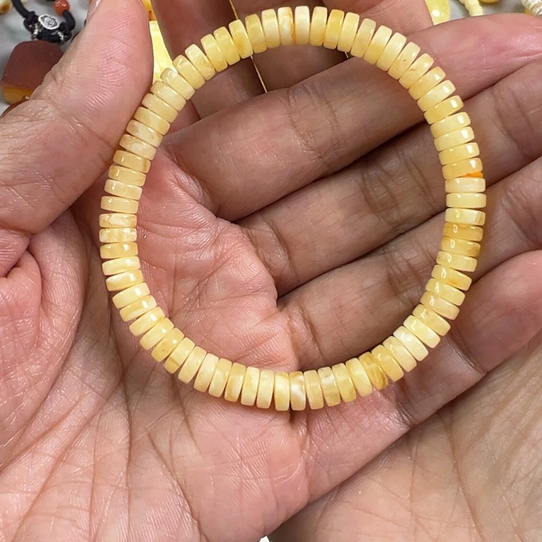 蜜蜡颈饰未镶嵌蜜蜡