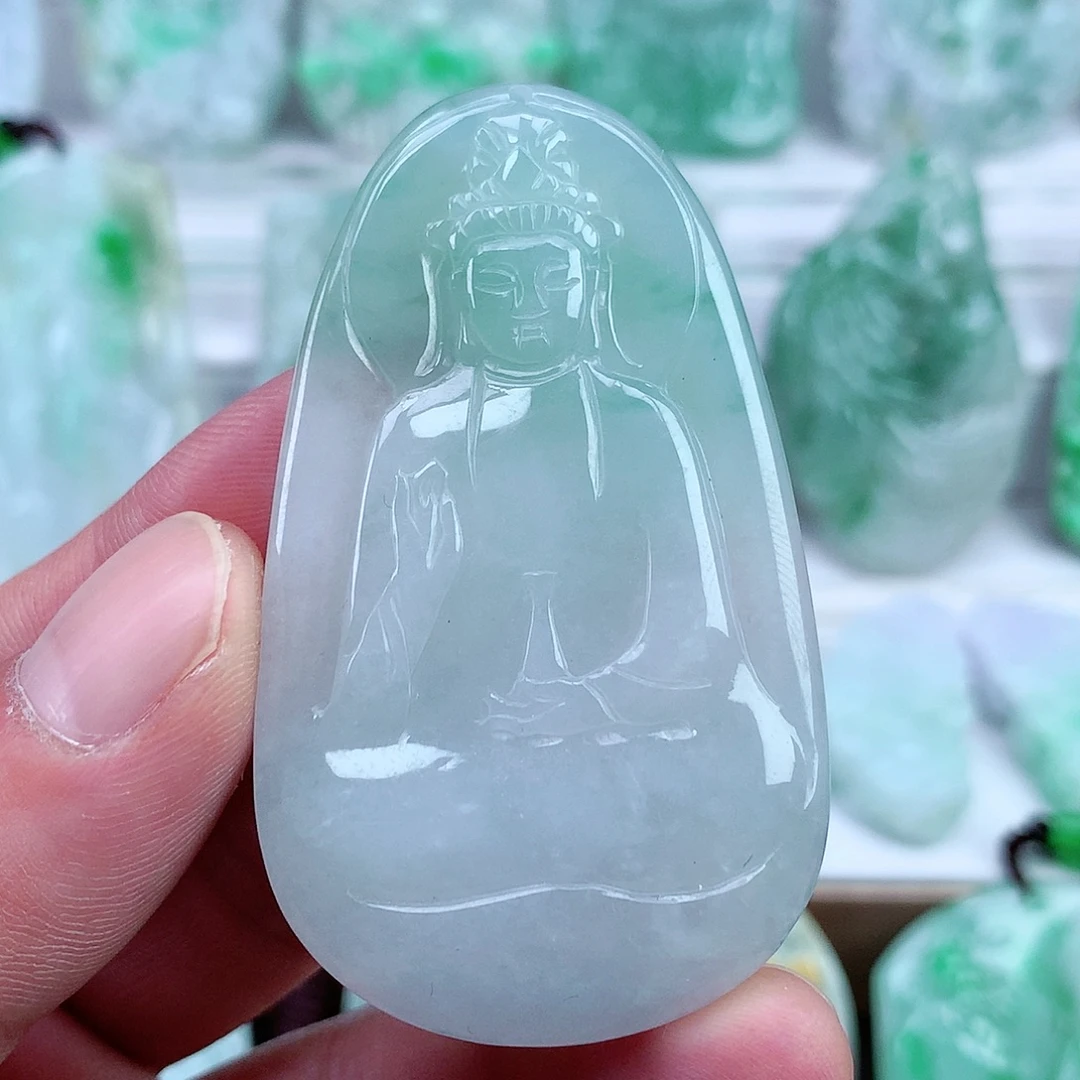 翡翠未镶嵌颈饰翡翠吊坠