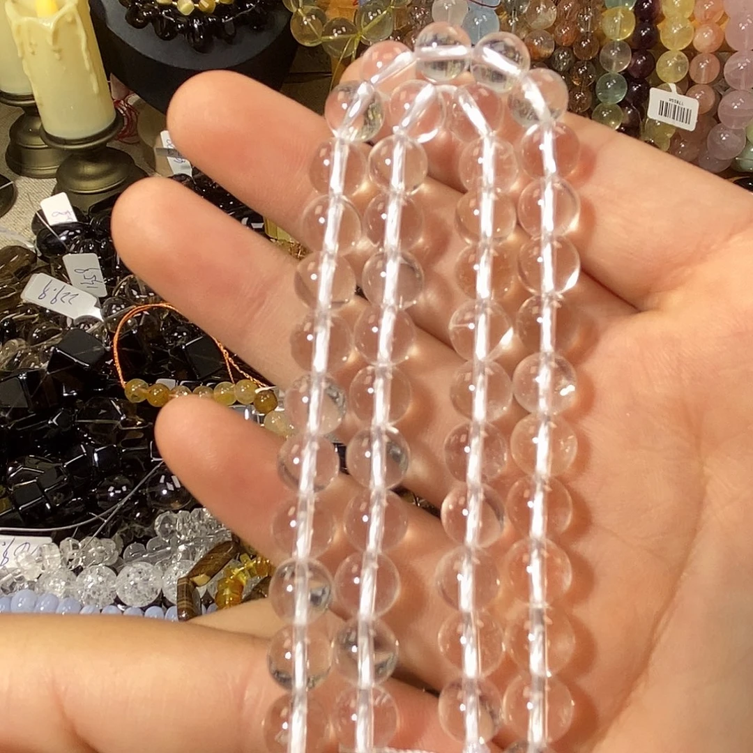 紫晶银S925镶嵌珠宝半成品净体茶晶卡8